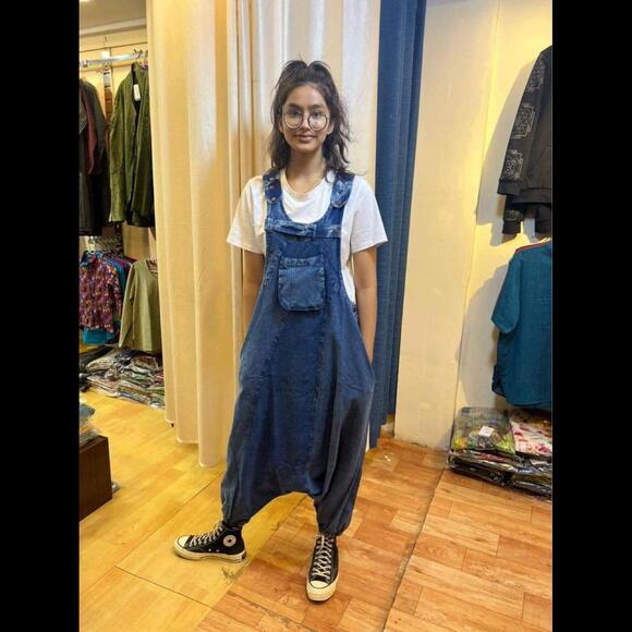 Beautiful handmade tie dye jumpsuit ( overall ) - Picture 9 of 9